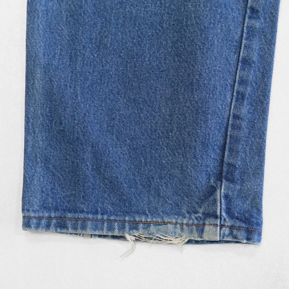 WRANGLER Men's Size 38x30 Medium Wash Cowboy Cut Original Fit Straight Leg Jeans